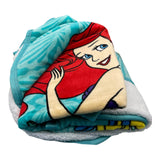 Little Mermaid Ariel Flounder Baby Sherpa Throw Soft Blanket 50" x 60" by Disney