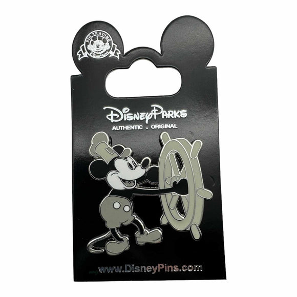 Disney Parks Mickey Mouse Steam Boat Willie Trading Pin Collectible