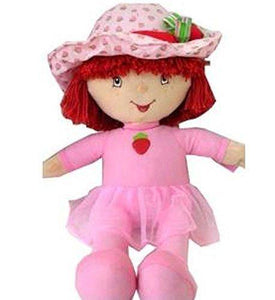 Strawberry ShortCake 15" Pink Dress ballerina Plush Doll - Miracle Mile Gifts