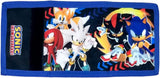 Sonic the Hedgehog Trifold Wallet with Shadow Knuckles Tails Silver for Boys Girls