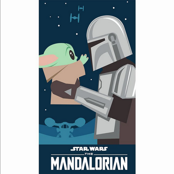 OVERSIZED Beach Towel Star Wars Mandalorian I've Been Looking For You  40