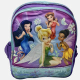 Tinkerbell and Fairies Toddler Purple/Teal 12" School Backpack