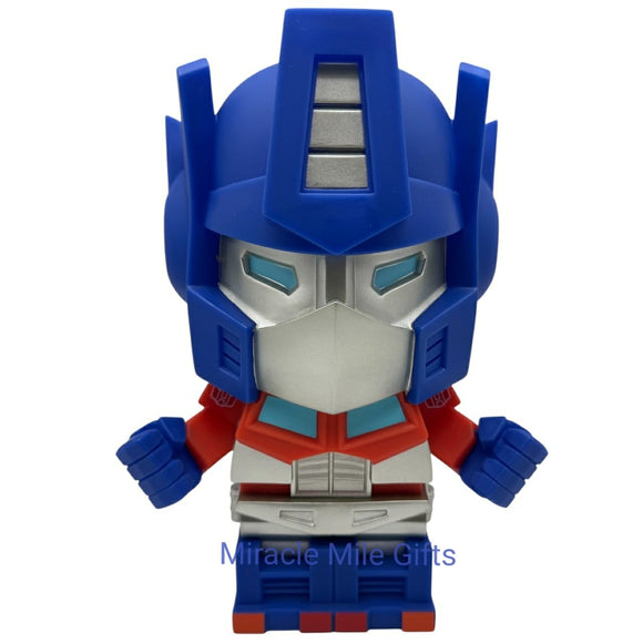 Transformers Optimus Prime Classic PVC Coin Piggy Bank 9.5 Inches -NEW