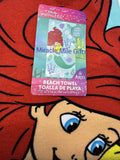 Ariel Happy Little Mermaid Beach Bath Pool Towel 27 in x 54 in