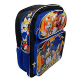 Sonic The Hedgehog Shadow Knuckles Tail Large 16" School Backpack