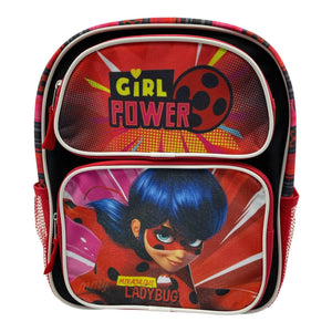Miraculous Ladybug 12" Girl Power Small Backpack for Kids Girls