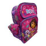 Dora The Explorer and Boots 16" Pink Large School Backpack Happy Harvest