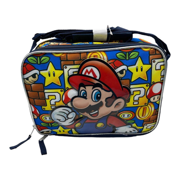Super Mario Game Time Insulated Lunch Bag Box