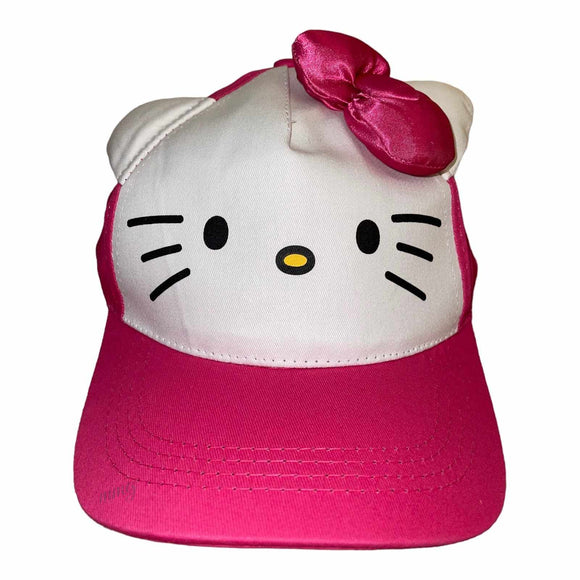 Hello Kitty Baseball Cap Hat with Pink Ribbon by Sanrio