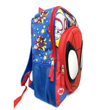 Spiderman 16" Large 3D Backpack with Big Molded Face Pocket by Marvel