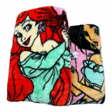 Princess Jasmine Belle Ariel Happy Girls Baby Raschel Blanket 40" x 50" by Disney