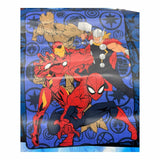 Avengers Spiderman Ironman Thor Groot Twin/Full Raschel Blanket Universal Team by Marvel