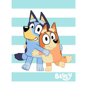 Bluey Bingo Hugs Baby Raschel Blanket 40" x 50"