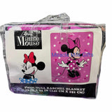 Minnie Mouse Love Dots Twin Full Raschel Blanket 55" x 75"