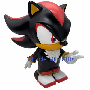 Shadow of Sonic The Hedgehog Figural PVC Coin Piggy Bank 9 Inches