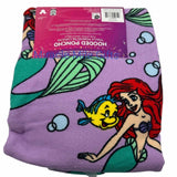 The Little Mermaid Ariel Bubbles Hooded Poncho Towel for Bath Beach Pool by Disney