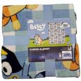 Bluey Jump For Joy Soft Flannel Blanket 50" x 70"