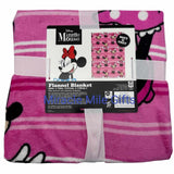 Minnie Mouse Pretty In Pink Soft Flannel Blanket 50" x 70"