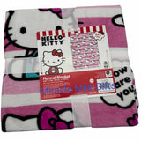 Hello Kitty Snack Time Soft Flannel Blanket 50" x 70" by Sanrio