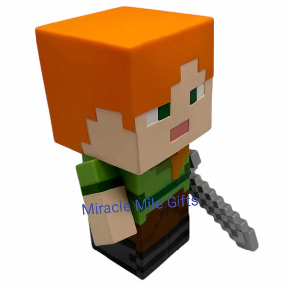 Minecraft Alex Figural PVC Coin Bank
