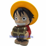 One Piece Monkey D. Luffy Figural PVC Coin Bank