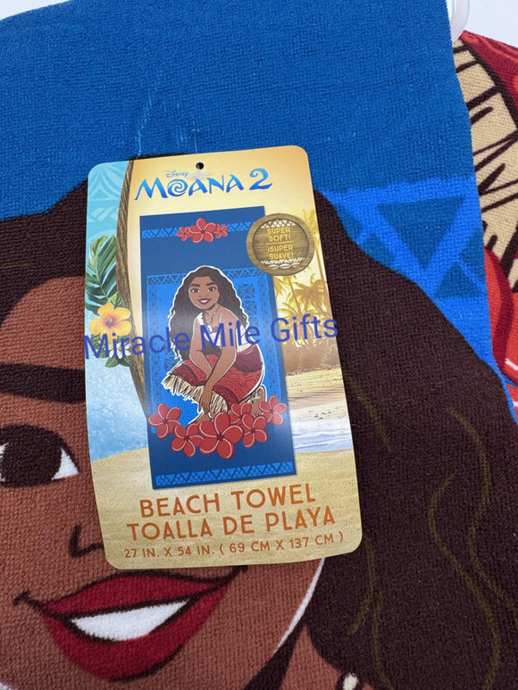 Moana Plumeria Beach Bath Pool Towel 27 in x 54 in for Kids and Adult