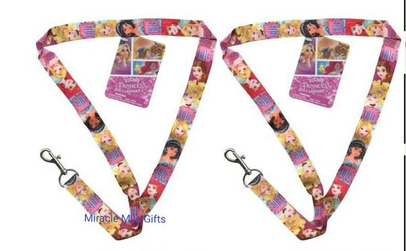 Disney Princess Lanyard 2PC