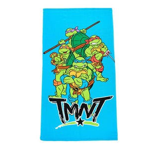 TMNT Teenage Mutant Ninja Turtles Poses Beach Bath Pool Towel 27" x 54"