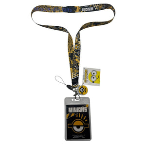 Despicable Me Lanyard with Card Holder and Screen Cleaner Dangle