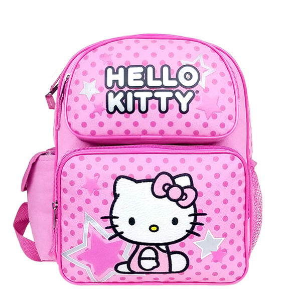 Hello Kitty Star Small  School Pink Backpack 12