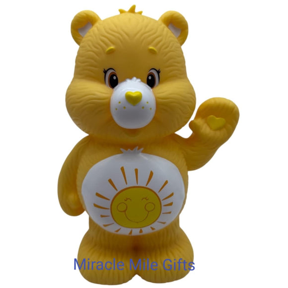 Care Bear Funshine Figural PVC Coin Piggy Bank 9.5 Inches