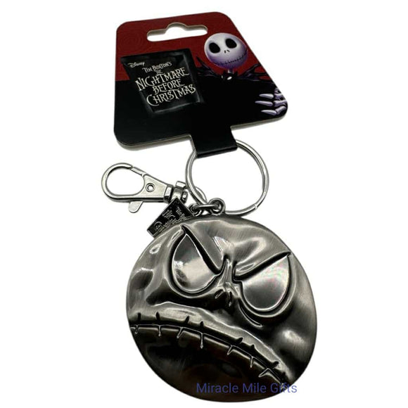 Nightmare Before Christmas Jack Good Day/Bad Day Pewter Key Ring Keychain