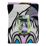 Villain Ursula Maleficent Up Close Beach Towel