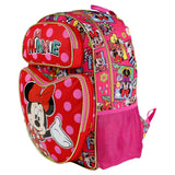 Minnie Mouse 16" Large School Backpack Comic Book Red