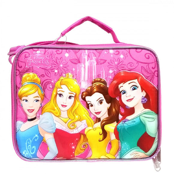 Princess Lunch Cinderella Sleeping Beauty Belle Ariel Insulated Lunch Bag