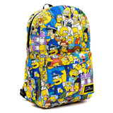 The Simpsons Homer Marge Bart Lisa Backpack Large 17" with Laptop Compartment for School Travel Boys Girls Teens Adult