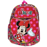 Minnie Mouse 16" Large School Backpack Comic Book Red