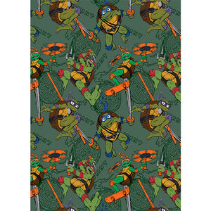 Teenage Mutant Ninja Turtle TMNT Boys Soft Flannel Blanket 50" x70"