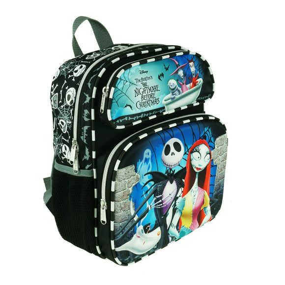 Nightmare Before Christmas 12 Inches 3D Jack & Sally Small Backpack by Disney