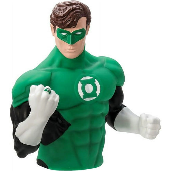 Green Lantern Figural PVC Coin Bank