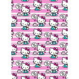 Hello Kitty Snack Time Soft Flannel Blanket 50" x 70" by Sanrio