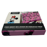 Minnie Mouse Polka Dot Bow  Twin Bed Sheet Set - 3 Piece Set by Disney