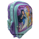 Tinkerbell and Fairies Toddler Purple/Teal 12" School Backpack