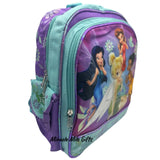 Tinkerbell and Fairies Toddler Purple/Teal 12" School Backpack