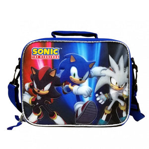 Sonic The Hedgehog with Shadow Silver Insulated Lunch Box Bag
