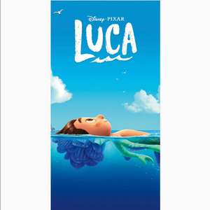 Luca Sea Monster Beach Towel Pool and Bath   27" x 54"