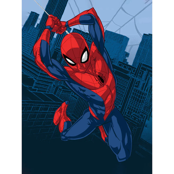 Spider-Man City Swing Baby Raschel Blanket  40
