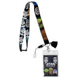 Star Wars Darth Vader Yoda  Lanyard with ID Badge