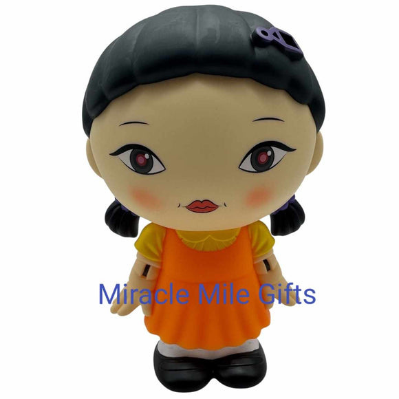 Squid Game Young-Hee Doll Figural PVC Coin Bank