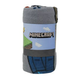 Minecraft Fleece Plush Throw Blanket  45" x 60" for Boys Girls